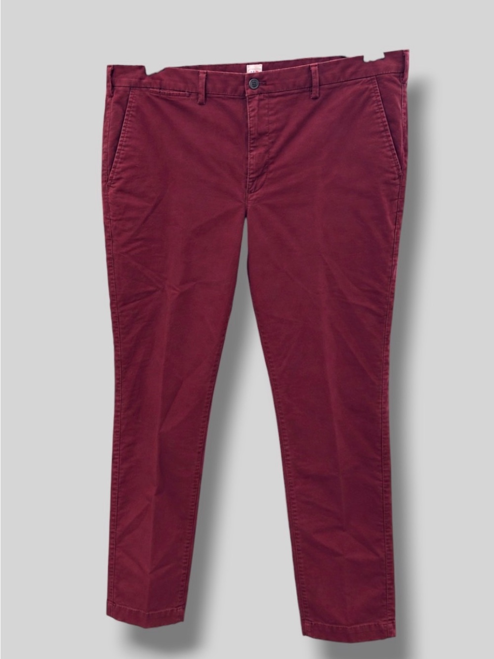 GAP Men's Burgundy Chino Pants
